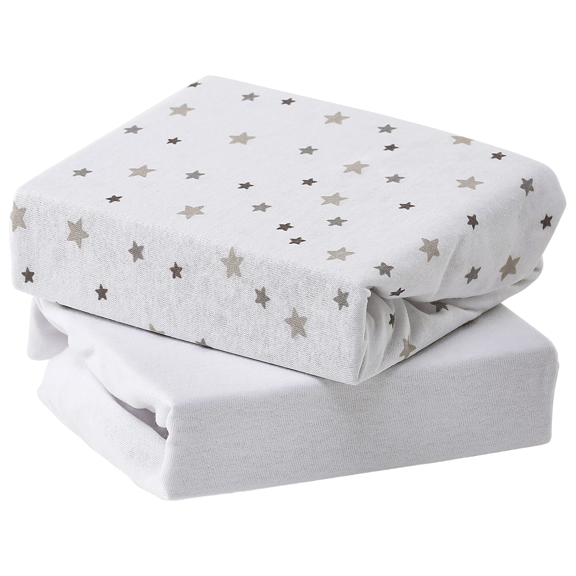 Crib Sheets - 45 x 90cm - 2 Pack