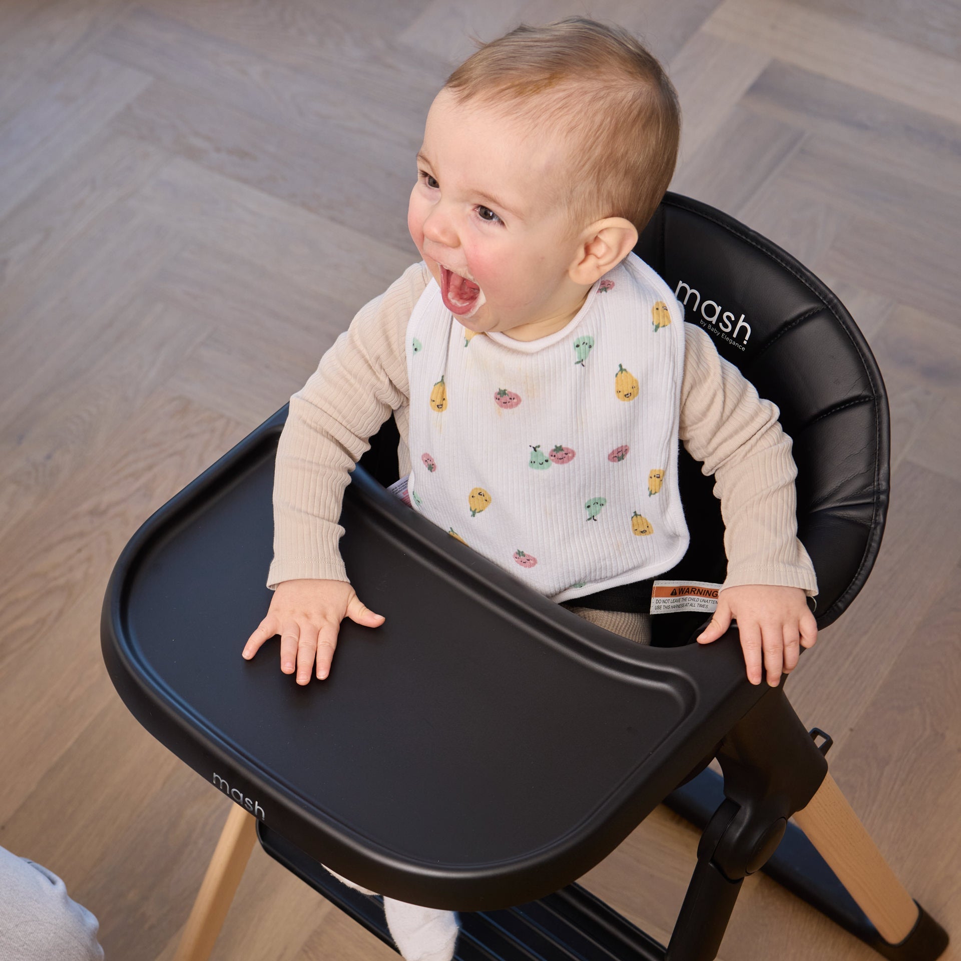 Mash High Chair & Newborn Seat - Black