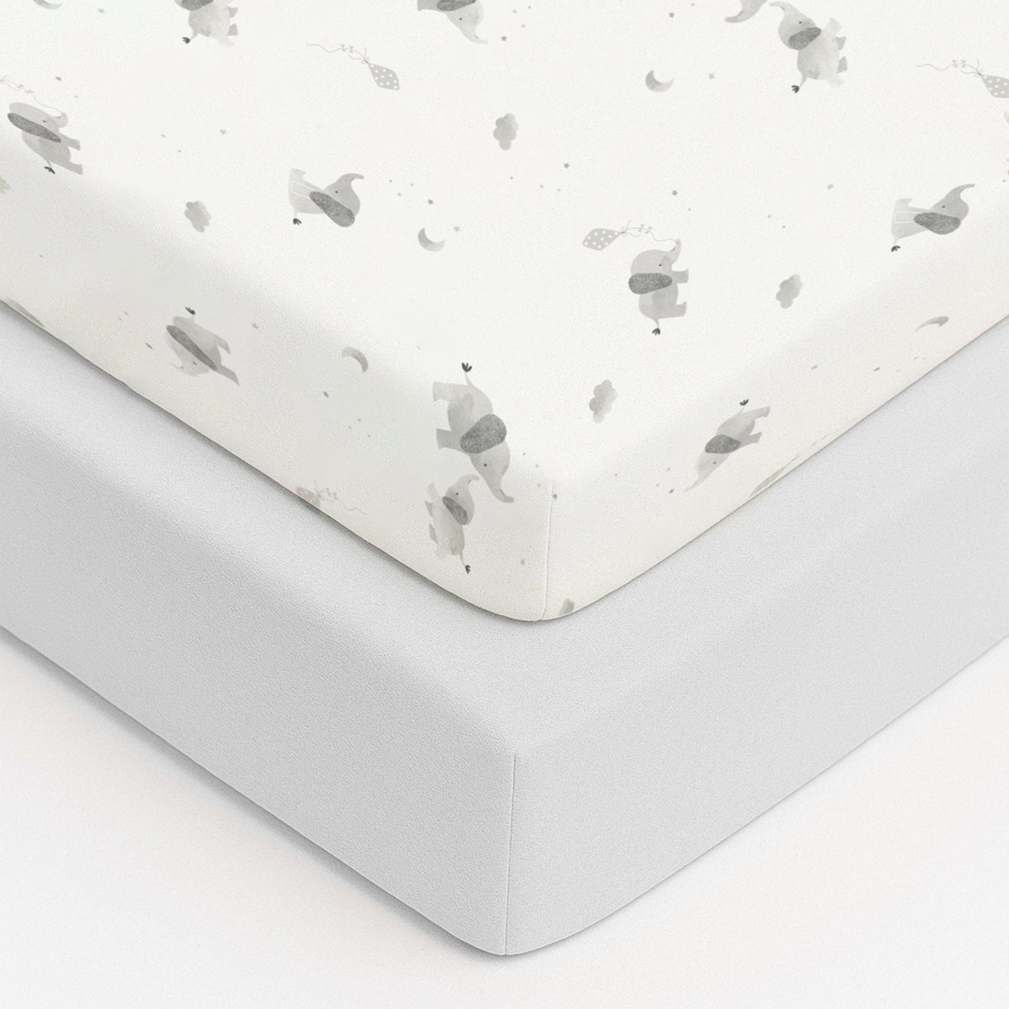 Cot Sheets - 120 x 60cm - 2 Pack