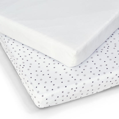 Cot Bed Sheets - 70 x 140cm - 2 Pack