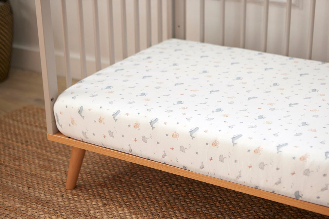 2 Pack Jersey Sheets  Under the Sea - Cot - 60 x 120cm