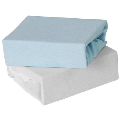 Cot Sheets - 120 x 60cm - 2 Pack