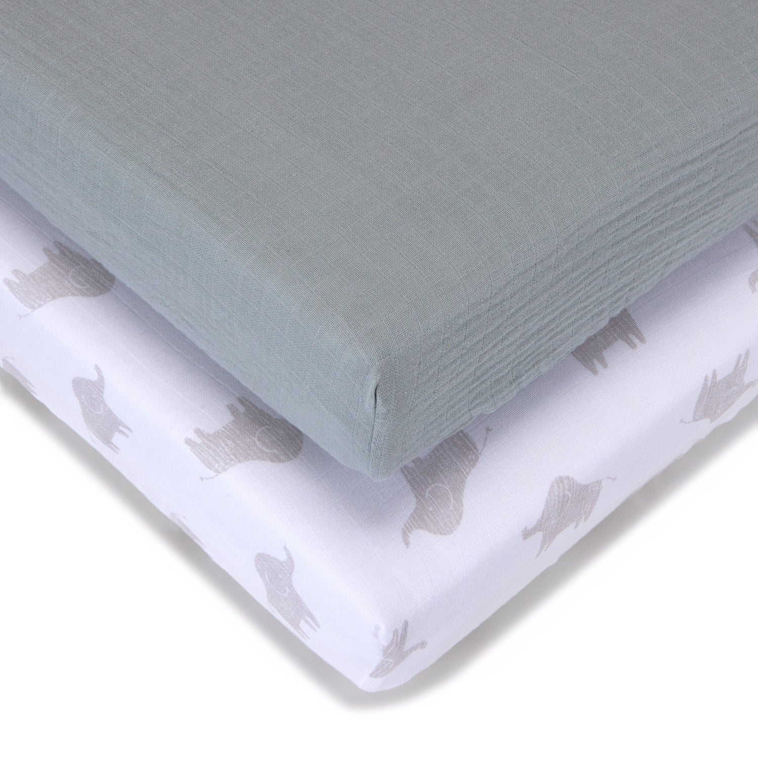 Cot Sheets - 120 x 60cm - 2 Pack